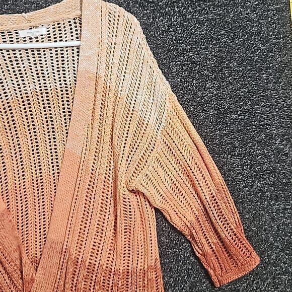 Maurices Medium Cardigan Orange - Picture 4 of 13